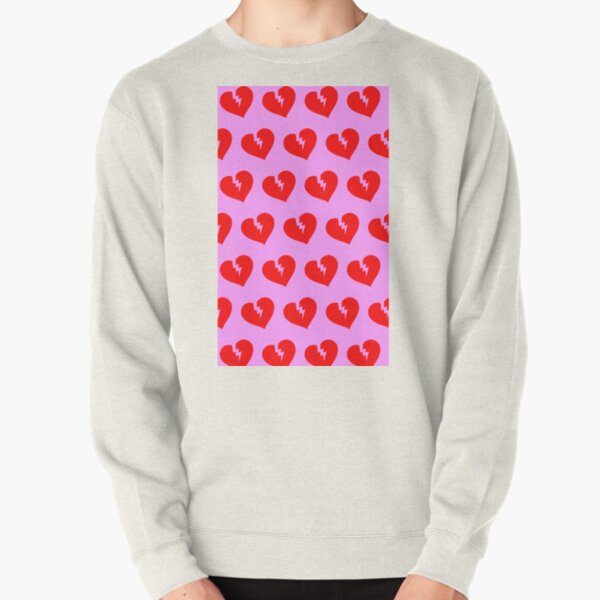 Red Heartless Pattern Pullover Sweatshirt RB3006 product Offical Mac Miller Merch