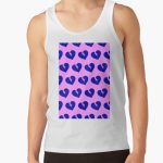 Blue Heartless Pattern Tank Top RB3006 product Offical Mac Miller Merch