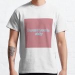 line from 'Lost in the fire' The Weeknd Classic T-Shirt RB3006 product Offical Mac Miller Merch