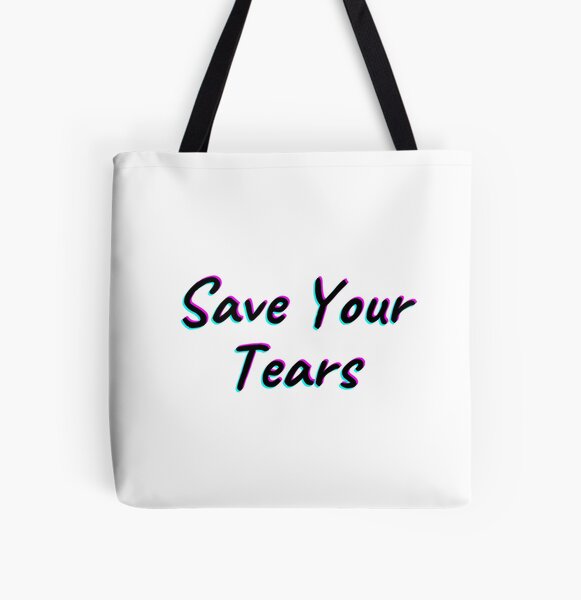The Weeknd Save Your Tears All Over Print Tote Bag RB3006 product Offical Mac Miller Merch