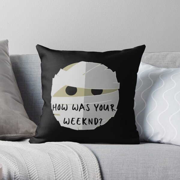 How was your Weeknd?  Why? Throw Pillow RB3006 product Offical Mac Miller Merch