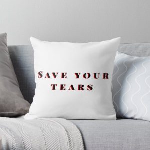 Save your tears The weeknd Throw Pillow RB3006 product Offical Mac Miller Merch