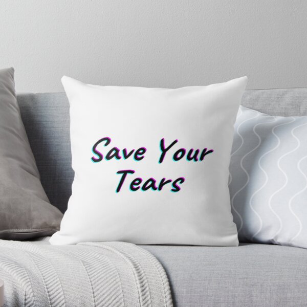 The Weeknd Save Your Tears Throw Pillow RB3006 product Offical Mac Miller Merch
