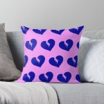 Blue Heartless Pattern Throw Pillow RB3006 product Offical Mac Miller Merch