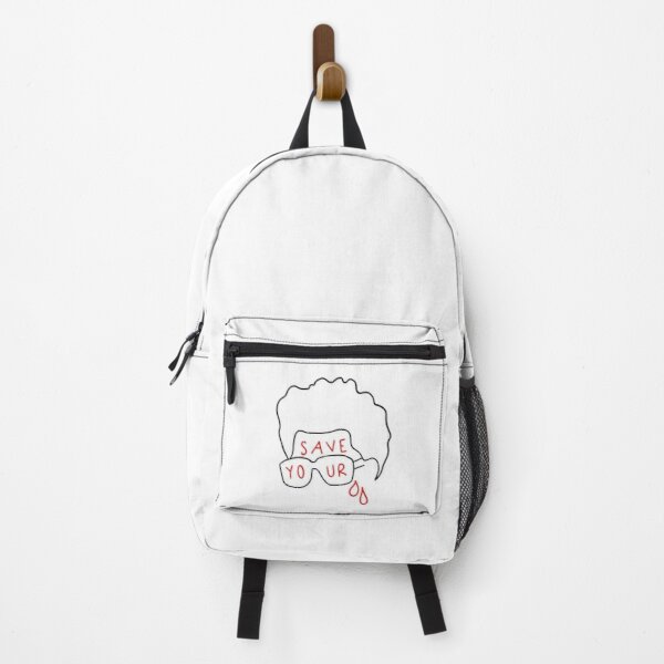 The Weeknd "Save Your Tears" (sticker and more) Backpack RB3006 product Offical Mac Miller Merch