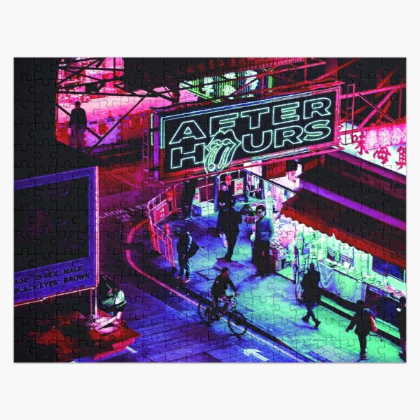 night after hours Jigsaw Puzzle RB3006 product Offical Mac Miller Merch