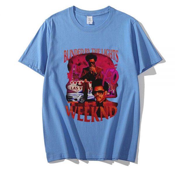 Hot Sale New Cotton Tees The Weeknd T shirt Harajuku Men s Streetwear Casual Oversize Graphic 1 - The Weeknd Store