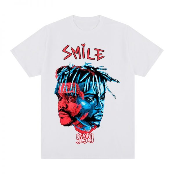 The Weeknd juice wrld smile Vintage white t shirt Cotton Men T shirt New TEE TSHIRT - The Weeknd Store