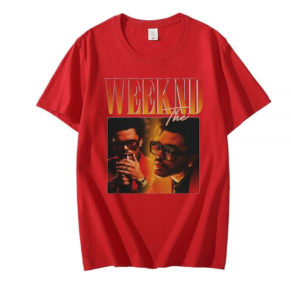The Weeknd 2.0 90s Vintage Unisex Black Tshirt Men T Shirt Retro Graphic T Shirts 100% Cotton T-shirt Man Woman Top Punk Clothes