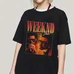 The Weeknd 2.0 90s Vintage Unisex Black Tshirt Men T Shirt Retro Graphic T Shirts 100% Cotton T-shirt Man Woman Top Punk Clothes