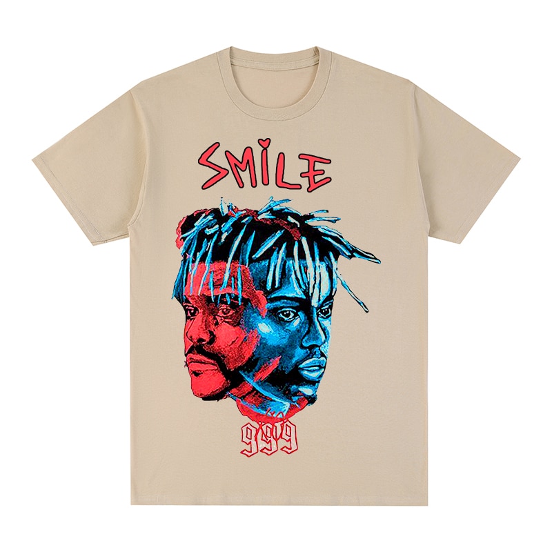 The Weeknd juice wrld smile Vintage white t-shirt Cotton Men T shirt New TEE TSHIRT Womens tops
