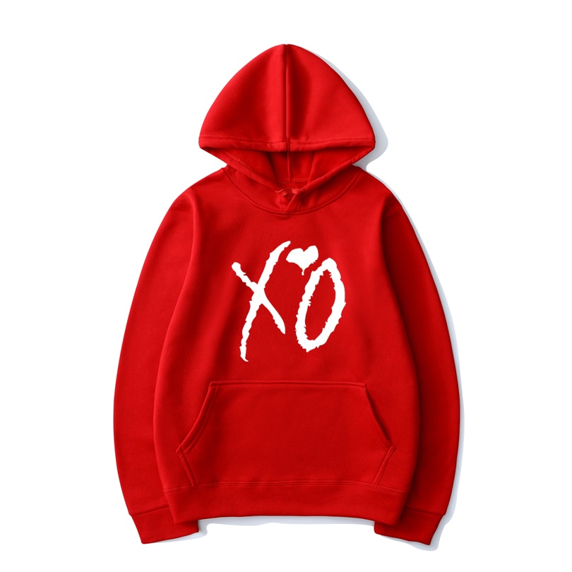 2021 Fashion Print Hoodies XO The Weeknd Streetwear Men Women Oversized Sweatshirts Hoodie Harajuku Tops Tracksuit Male Clothing