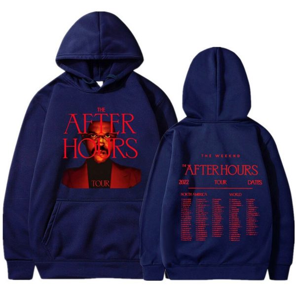 New Fashion Men Streetwear Hip Hop Singer The Weeknd Vintage Graphic Hoodies Men Autumn Winter Fleece 4 - The Weeknd Store