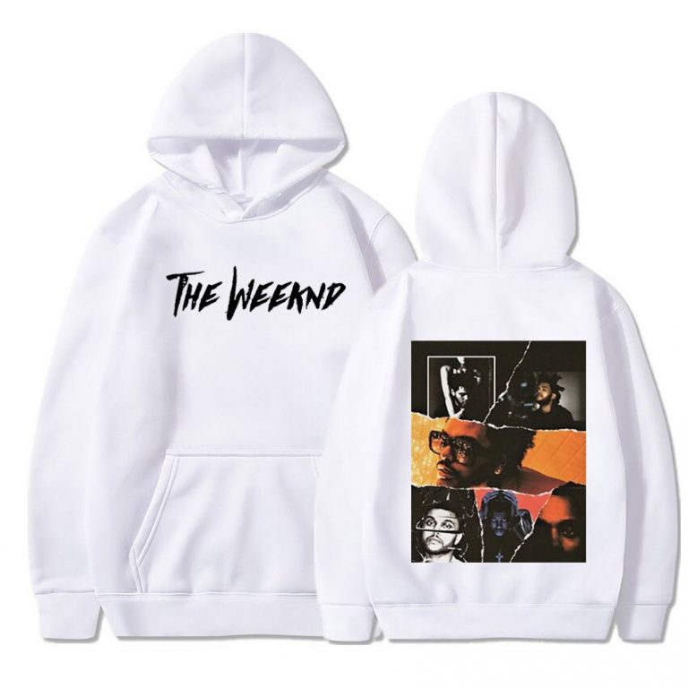 The Weeknd Hoodies - Style Vintage Graphics Double-side Printed Hoodie ...