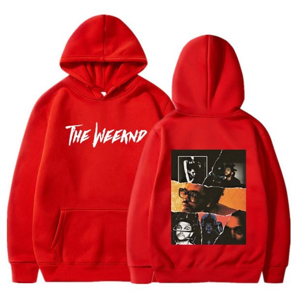 New Fashion Singer The Weeknd Vintage Graphics Hip Hop Hoodies Men Autumn Winter Fleece Hooded Sweatshirts 5 - The Weeknd Store