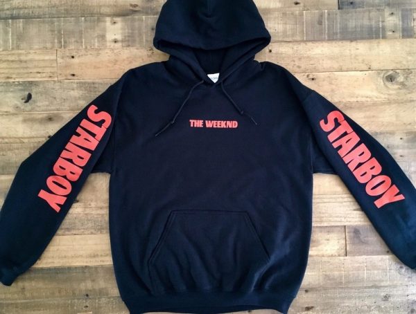 New winter fashion justin bieber sweatshirts men Starboy The Weeknd Tour Merch Black hoodie cotton fleece - The Weeknd Store