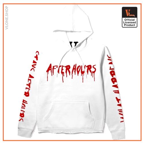The Weeknd x Vlone After Hours Blood Drip Hoodie 3 - The Weeknd Store