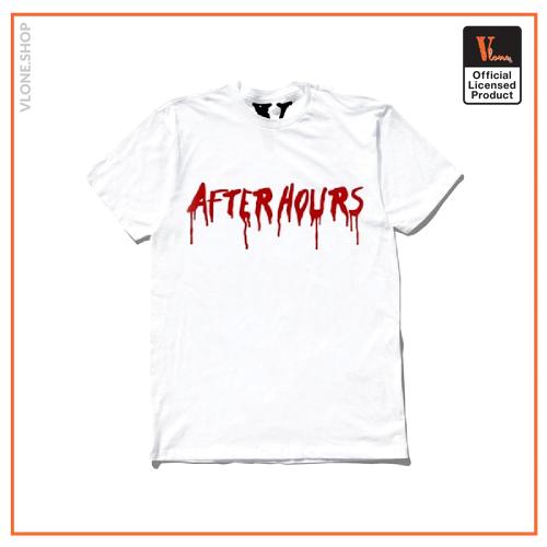 The Weeknd x Vlone After Hours Blood Drip T Shirt 2 - The Weeknd Store
