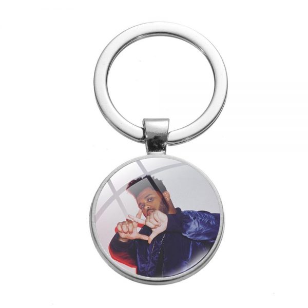 SONGDA High Quality X O Keychain Pop Singer The Weeknd Art Poster Trendy Print Glass Cabochon 4 - The Weeknd Store