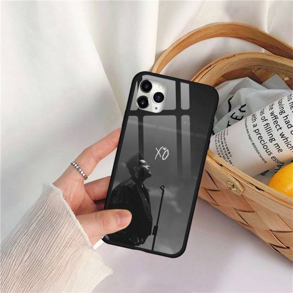 The Weeknd Starboy Pop Cantor xo Phone Case Tempered glass for iPhone 13 11 12 mini 1 - The Weeknd Store