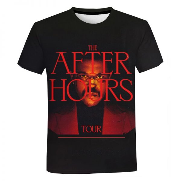 2021 The Weeknd 3D Print T Shirt Unisex Fashion Casual Short Sleeve Hip Hop T shirt 2 - The Weeknd Store