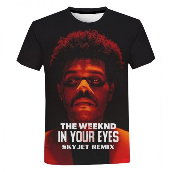 2021 The Weeknd 3D Print T Shirt Unisex Fashion Casual Short Sleeve Hip Hop T shirt 3 - The Weeknd Store