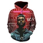 Singer Rapper The Weeknd 3D Print Hoodie