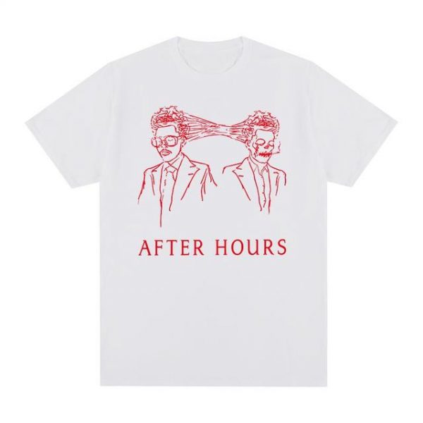 After Hours The Weeknd Vintage t shirt Harajuku Streetwear Vintage Cotton Men T shirt New - The Weeknd Store