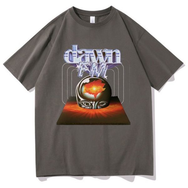 Canadian Singer The Weeknd Dawn Fm Graphic Print Tshirt Short Sleeve Regular Men s Tee Men 4.jpg 640x640 4 - The Weeknd Store