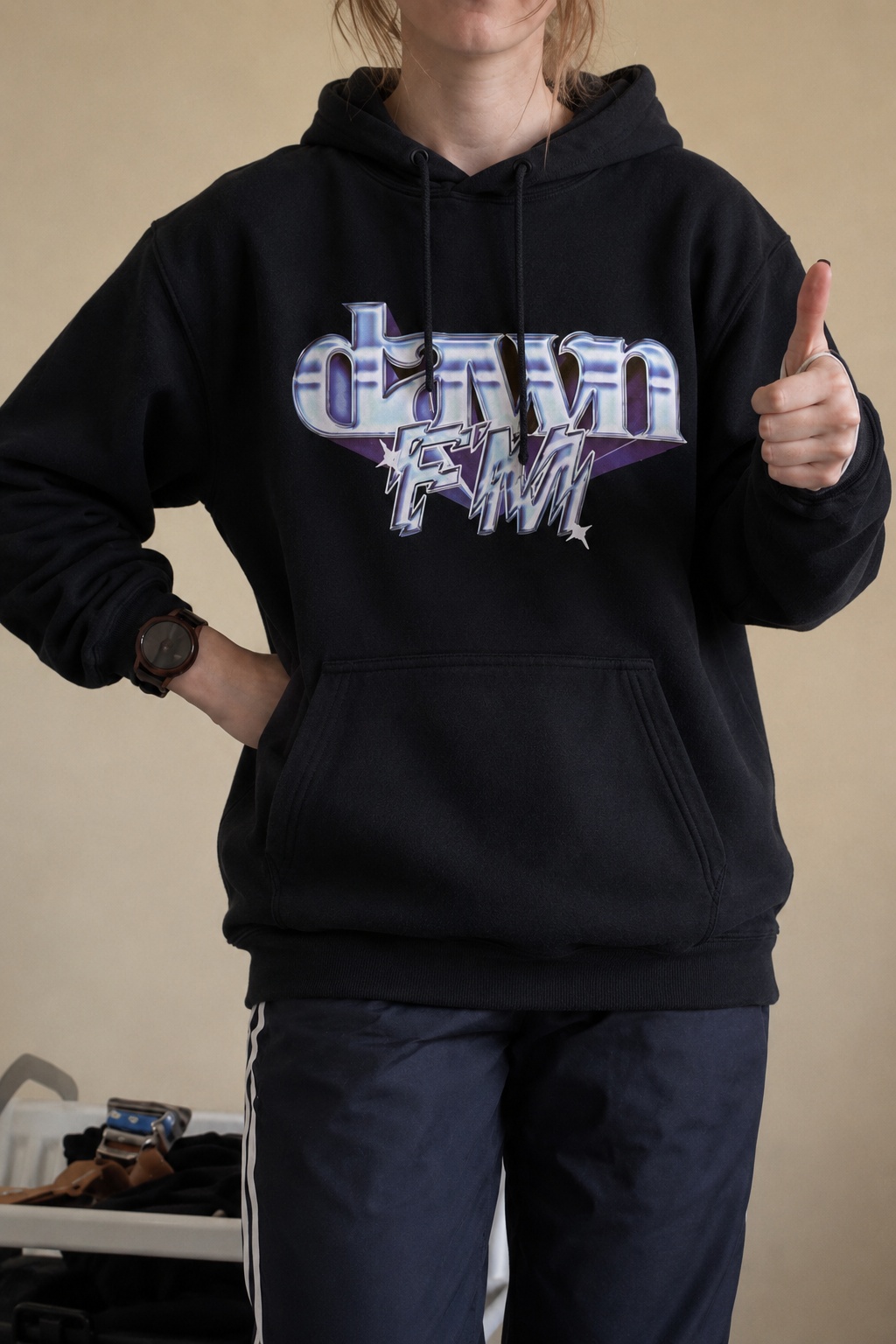 The Weeknd Dawn Fm Print Hoodies photo review