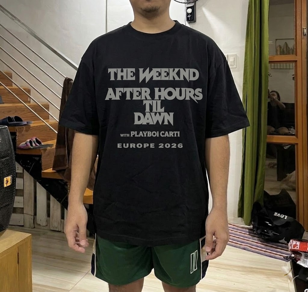 The Weeknd After Hours Til Dawn Europe HipHop 2026 DTNK2801 T-shirt photo review