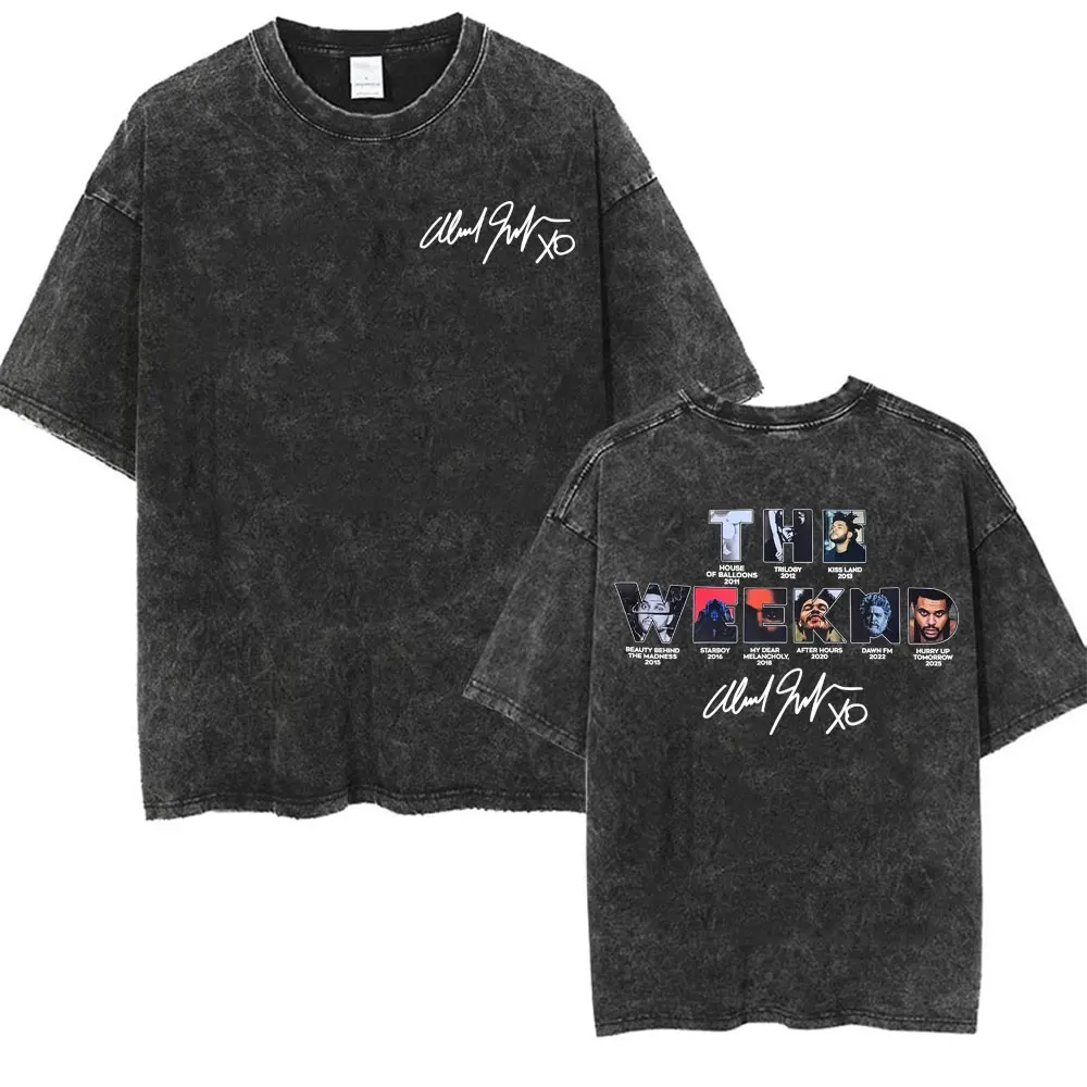 The Weeknd After Hours Til Dawn with Playboi Carti Europe 2026 Vintage Washed DTNK2601 T-shirt 5 - The Weeknd Store The Weeknd After Hours Til Dawn with Playboi Carti Europe 2026 Vintage Washed DTNK2601 T-shirt - Image 5