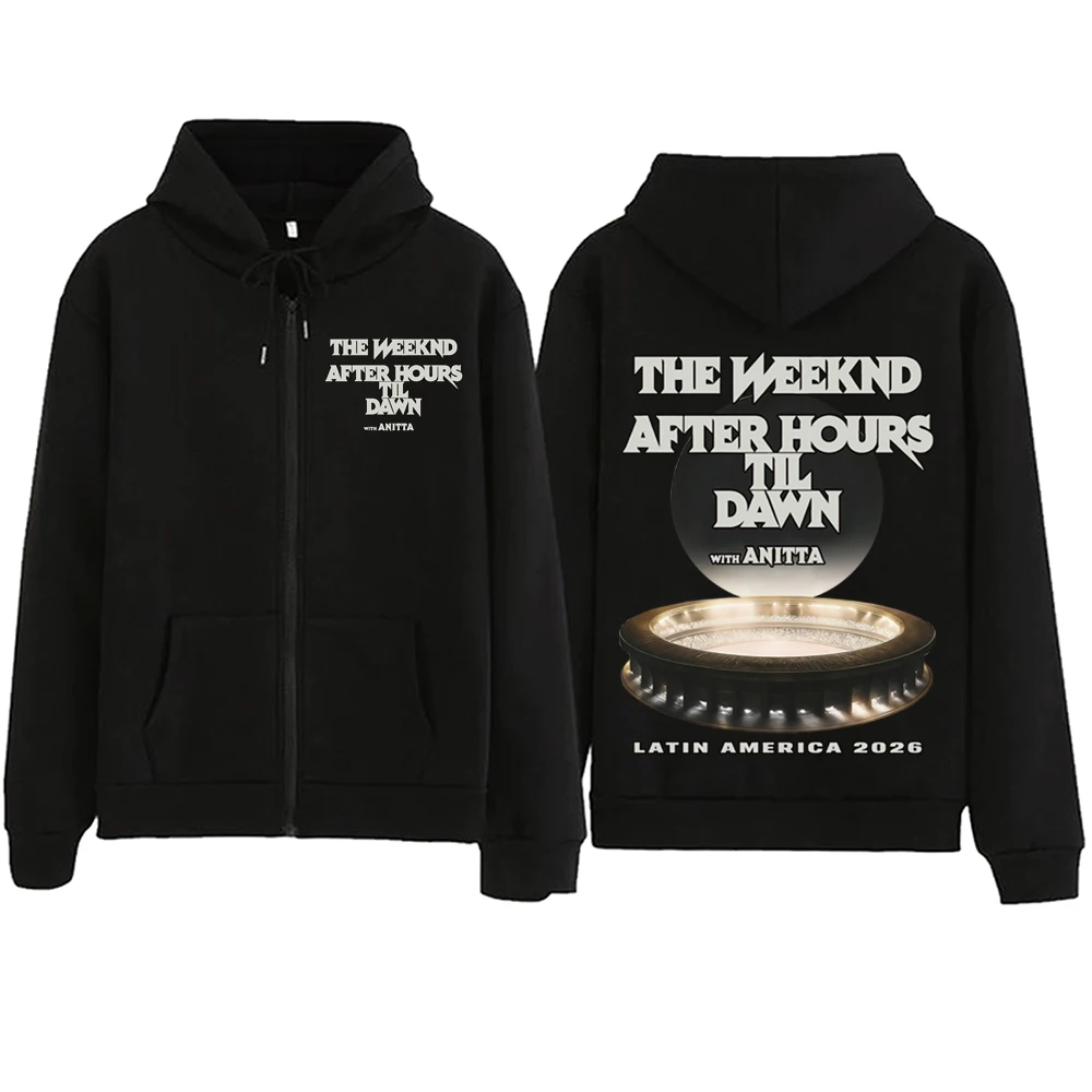 THE WEEKND After Hours Til Dawn Latin American 2026 Anitta Zipper Hoodie