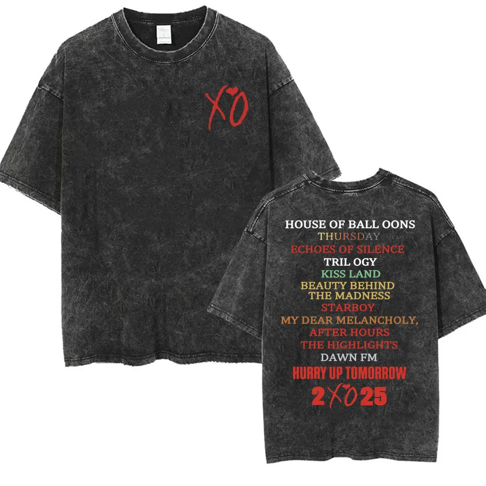 The Weeknd After Hours Til Dawn with Playboi Carti Europe 2026 Vintage Washed DTNK2601 T-shirt 6 - The Weeknd Store The Weeknd After Hours Til Dawn with Playboi Carti Europe 2026 Vintage Washed DTNK2601 T-shirt - Image 6