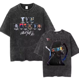 The Weeknd After Hours Til Dawn with Playboi Carti Europe 2026 Vintage Washed DTNK2601 T-shirt