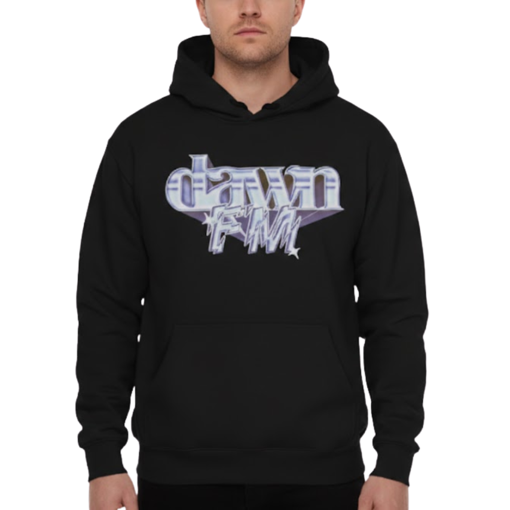 The Weeknd T-shirt Dawn FM Retro Design Tee NTAN0902 2 - The Weeknd Store The Weeknd T-shirt Dawn FM Retro Design Tee NTAN0902 - Image 2