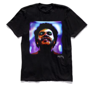 The Weeknd T-shirt Abel Tesfaye Portrait Graphic Tee NTAN1002