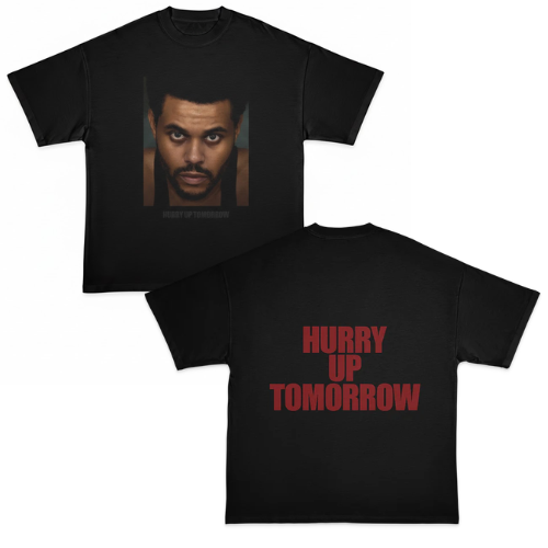 The Weeknd ‘Hurry Up Tomorrow’ Bundle T-Shirt DTNK2502 1 - The Weeknd Store The Weeknd ‘Hurry Up Tomorrow’ Bundle T-Shirt DTNK2502