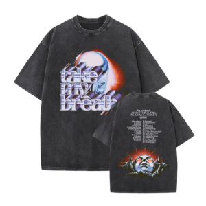 The Weeknd After Hours Til Dawn Tour 2026 Take Me Breath DTNK1304 Washed T-Shirt