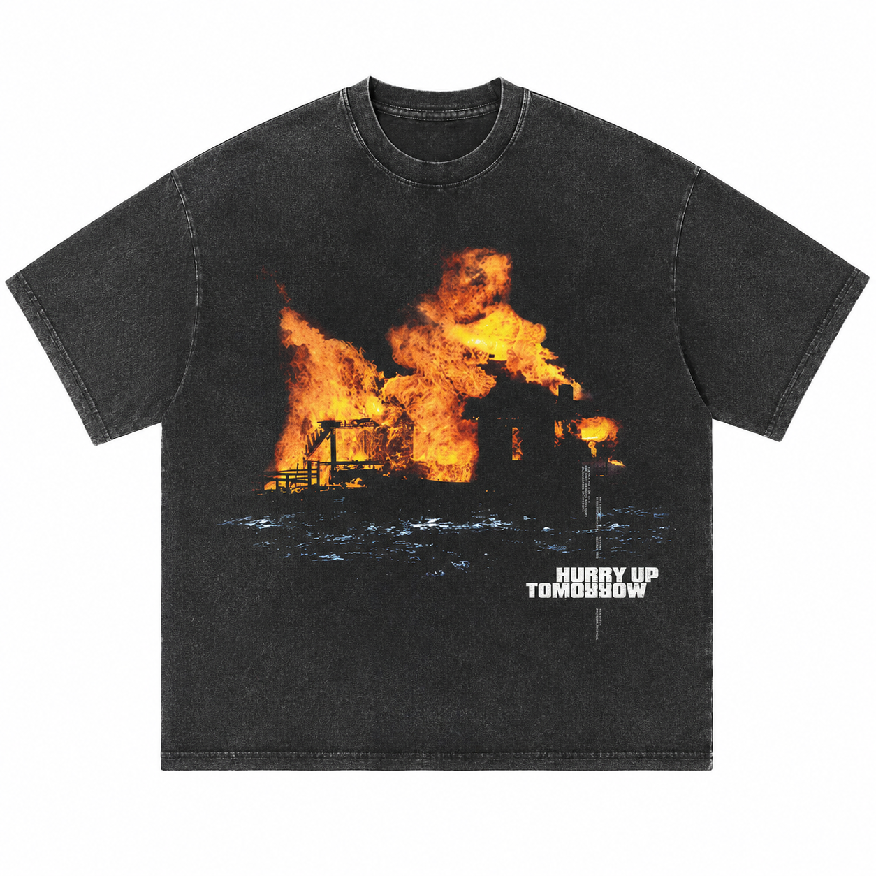 Hurry Up Tomorrow Fire HTCT2106 The Weeknd T-Shirt 1 - The Weeknd Store Hurry Up Tomorrow Fire HTCT2106 The Weeknd T-Shirt