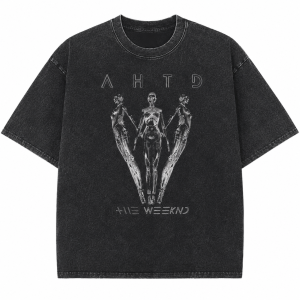 AHTD Dark Aesthetic HTCT2106 The Weeknd Washed T-Shirt