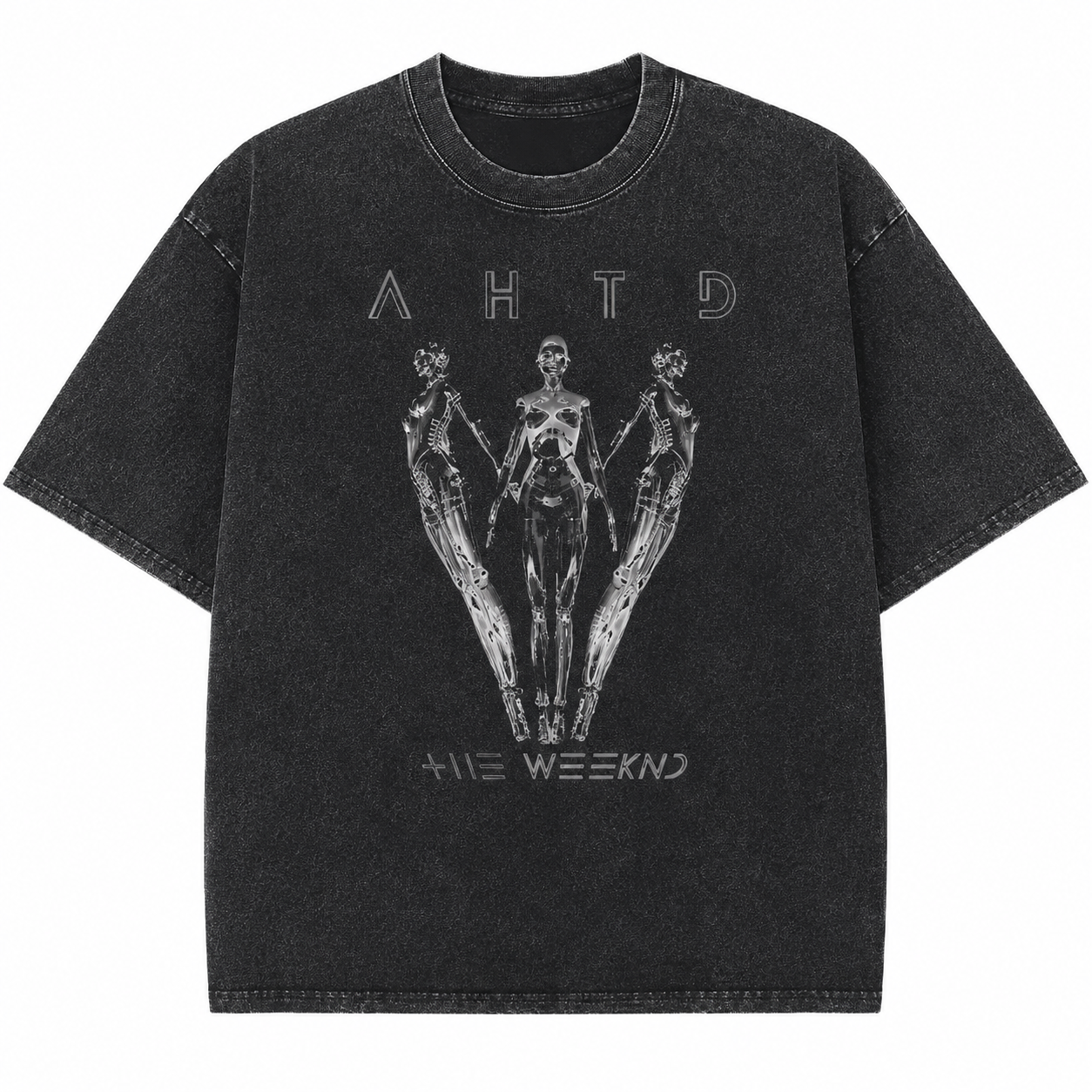AHTD Dark Aesthetic HTCT2106 The Weeknd Washed T-Shirt 1 - The Weeknd Store AHTD Dark Aesthetic HTCT2106 The Weeknd Washed T-Shirt