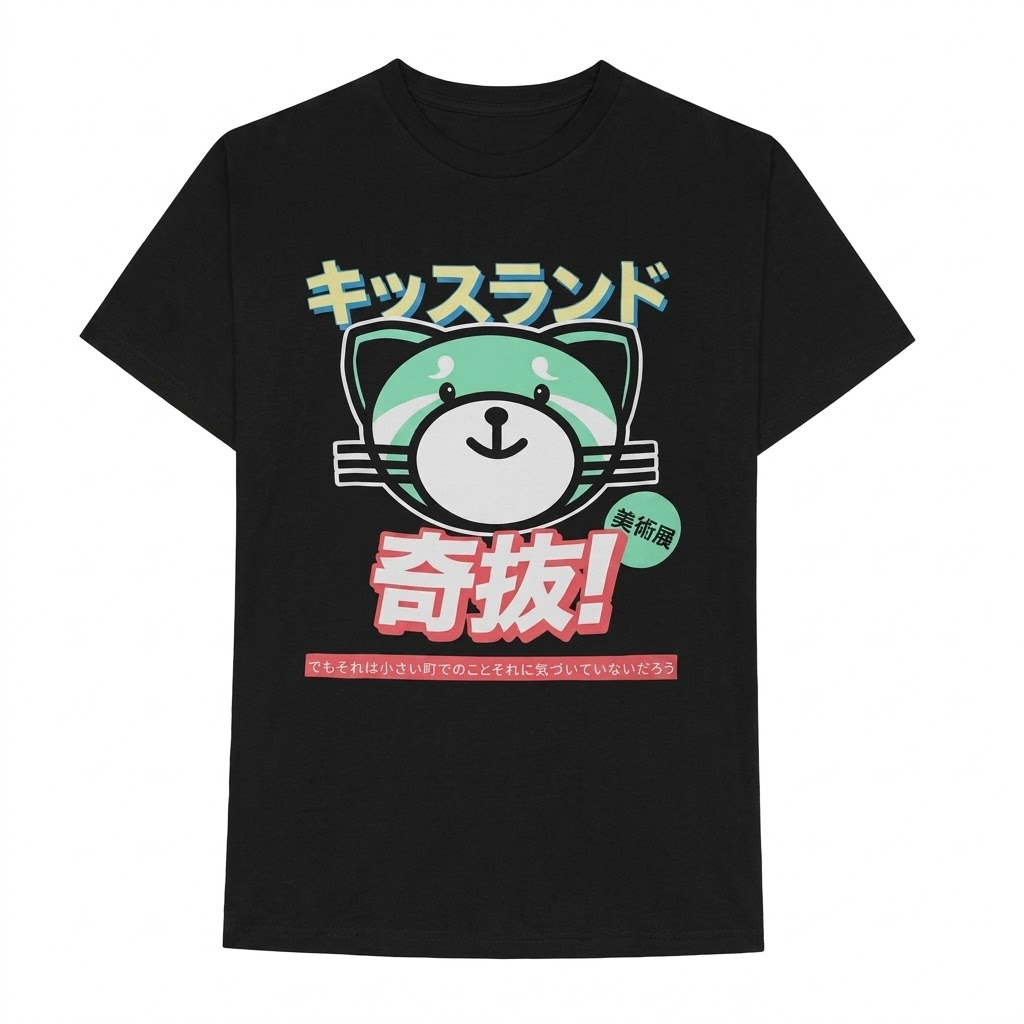 Kiss Land Oxcy Cat Graphic LA 0106 T-shirt 1 - The Weeknd Store Kiss Land Oxcy Cat Graphic LA 0106 T-shirt