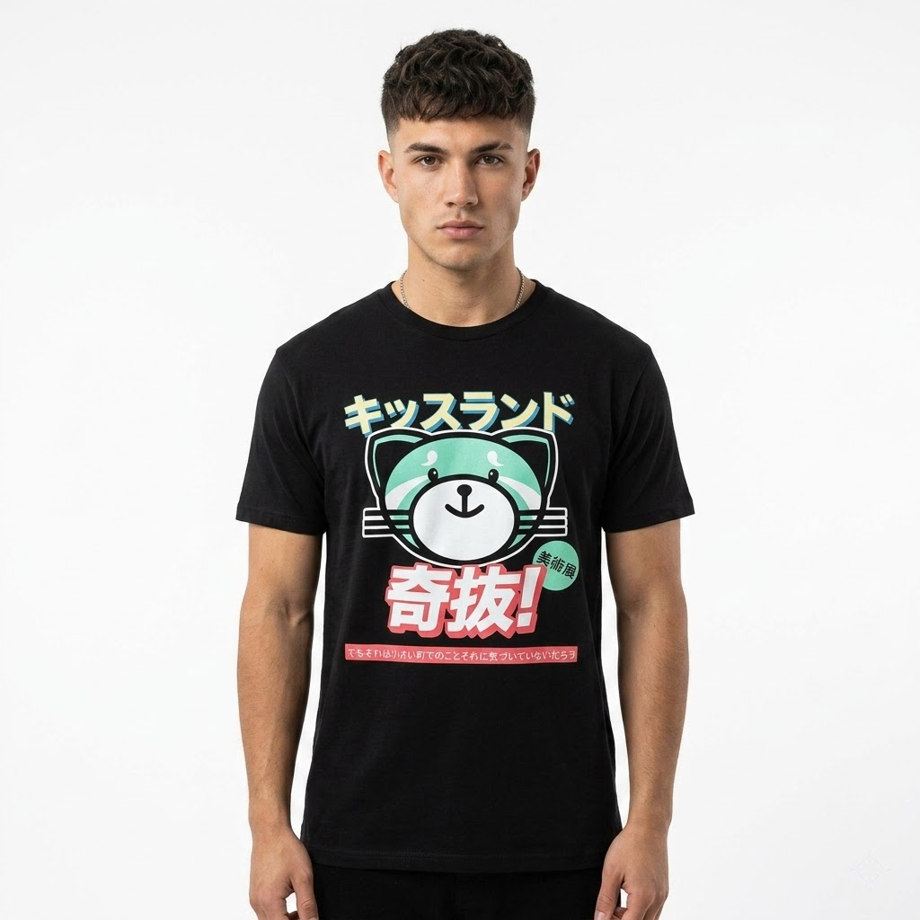 Kiss Land Oxcy Cat Graphic LA 0106 T-shirt 3 - The Weeknd Store Kiss Land Oxcy Cat Graphic LA 0106 T-shirt - Image 3