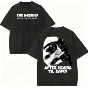 Mexico City After Hours Till Down 2026 Tour Washed T-Shirt
